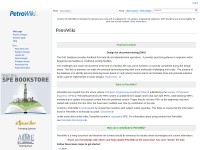 Desktop screenshot for petrowiki.org
