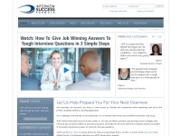 Desktop screenshot for interviewsuccessformula.com