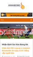 How 8888bong.com looks like on a mobile device such as an iPhone.