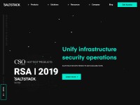 Desktop screenshot for saltstack.com