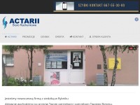 Desktop screenshot for actarii.pl