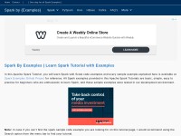 Desktop screenshot for sparkbyexamples.com