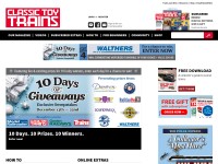 Desktop screenshot for classictoytrains.com