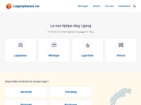 Desktop screenshot for lagerplasser.no