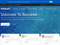Desktop screenshot for withum.com