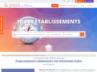 Desktop screenshot for lesmaisonsderetraite.fr