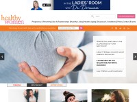 Desktop screenshot for healthywomen.org