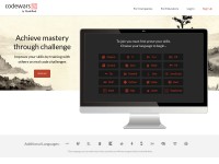 Desktop screenshot for codewars.com