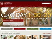 Desktop screenshot for cofc.edu