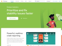 Desktop screenshot for crashlytics.com
