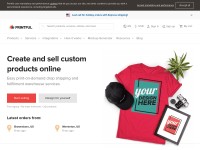 Desktop screenshot for printful.com