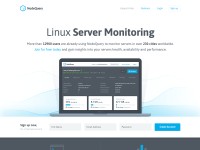 Desktop screenshot for nodequery.com