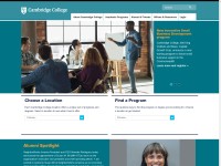 Desktop screenshot for cambridgecollege.edu