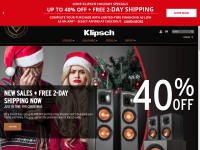 Desktop screenshot for klipsch.com