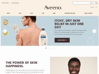 Desktop screenshot for aveeno.com