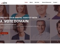 Desktop screenshot for dotvote.vote