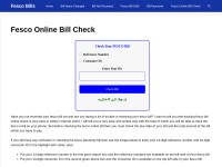 Desktop screenshot for fescobillcheck.com