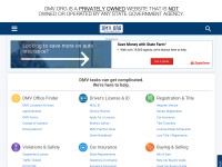 Desktop screenshot for dmv.org
