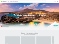 Desktop screenshot for minube.com