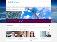 Desktop screenshot for fieldfisher.com