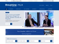 Desktop screenshot for dauphine.fr