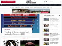 Desktop screenshot for texasfootball.com