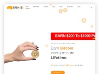Desktop screenshot for earnbtc.io