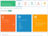 Desktop screenshot for encyclo.nl