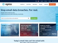 Desktop screenshot for egress.com