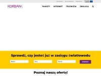 Desktop screenshot for korbank.pl