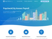 Desktop screenshot for paycheckcity.com