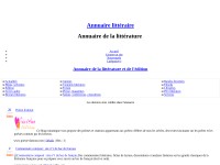 Desktop screenshot for annuaire-litteraire.com