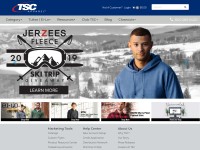 Desktop screenshot for tscapparel.com
