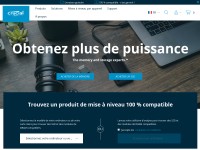 Desktop screenshot for crucial.fr
