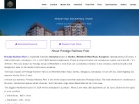 Desktop screenshot for prestigeraintreepark.live