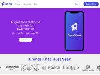Desktop screenshot for seekxr.com