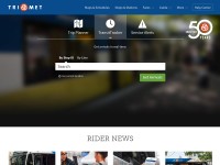 Desktop screenshot for trimet.org