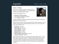 Desktop screenshot for rogerhub.com