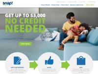 Desktop screenshot for snapfinance.com