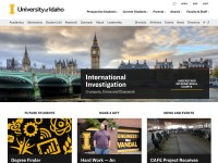 Desktop screenshot for uidaho.edu