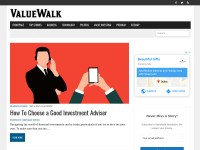 Desktop screenshot for valuewalk.com