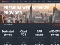 Desktop screenshot for hostkey.com