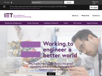 Desktop screenshot for theiet.org