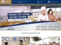 Desktop screenshot for cet.edu.vn