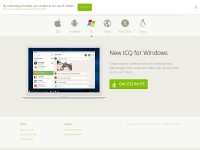 Desktop screenshot for icq.com