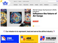 Desktop screenshot for iata.org
