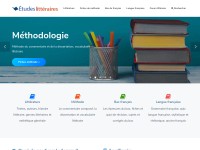 Desktop screenshot for etudes-litteraires.com