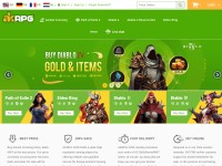 Screenshot of akrpg.com