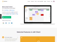 Desktop screenshot for emclient.com