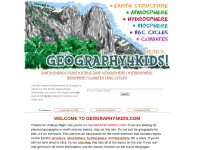 Desktop screenshot for geography4kids.com